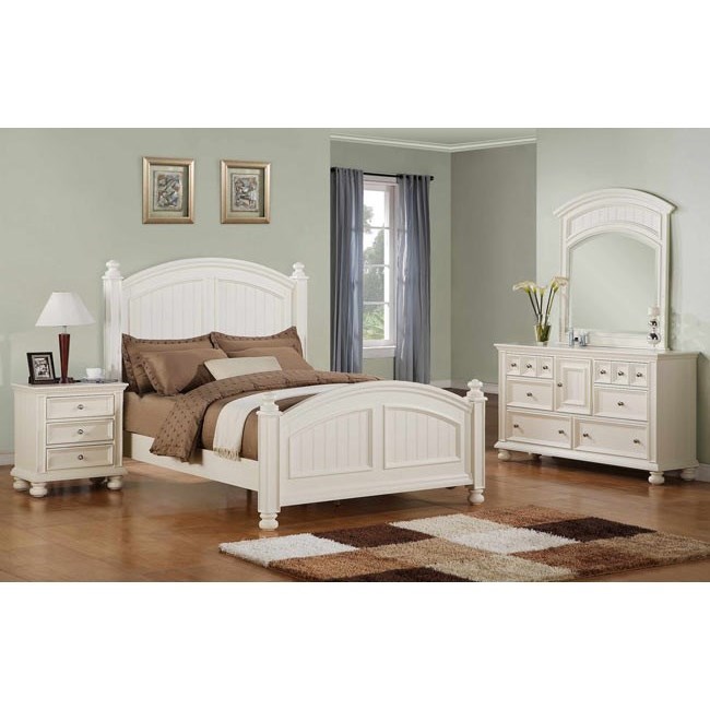 Winners Only Cape Cod Transitional Panel Full Bed with Bun Feet